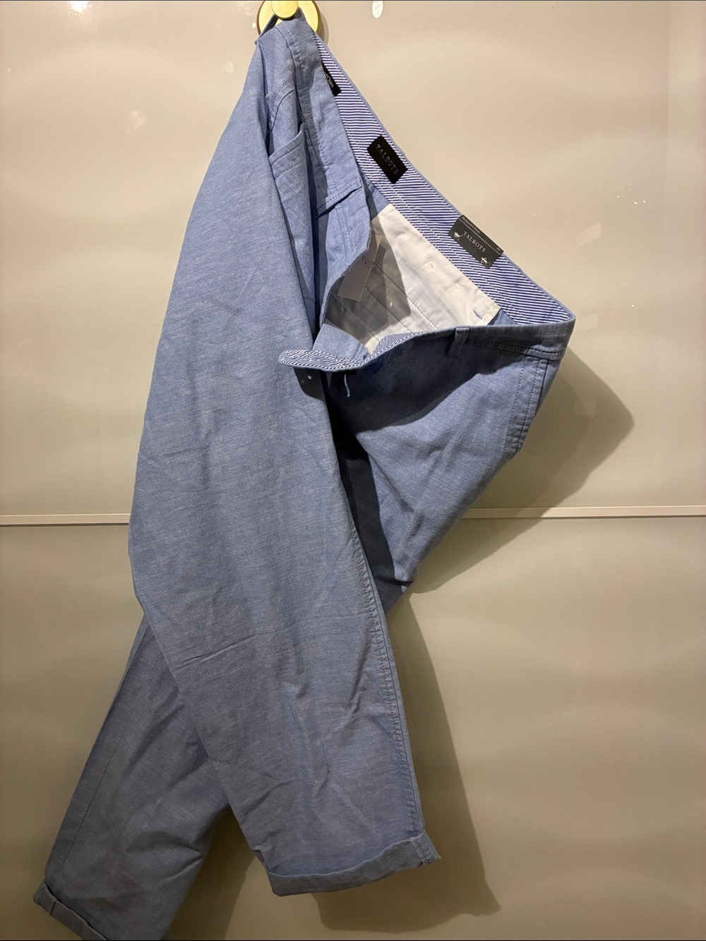 Talbots Relaxed Chino Light Blue Chino Pants